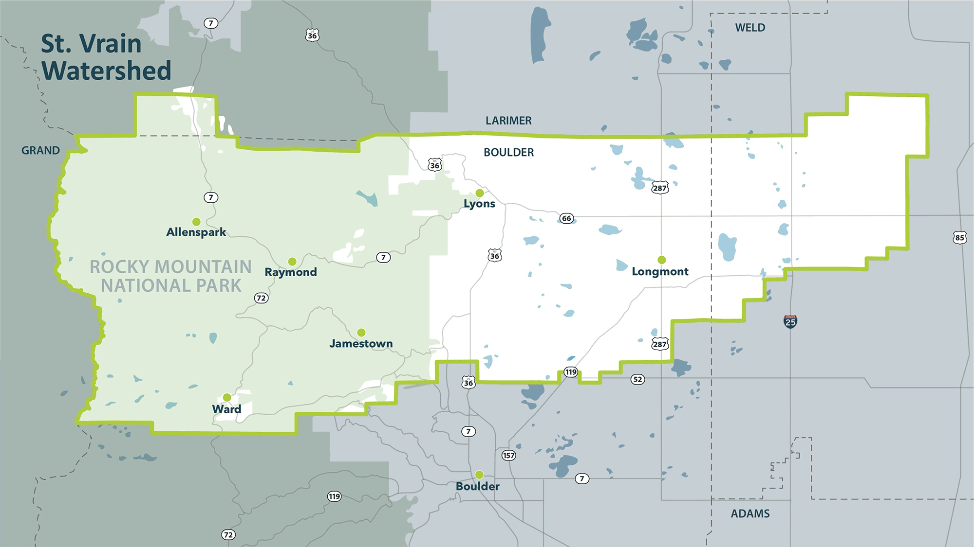 Maps and Videos - St Vrain & Left Hand